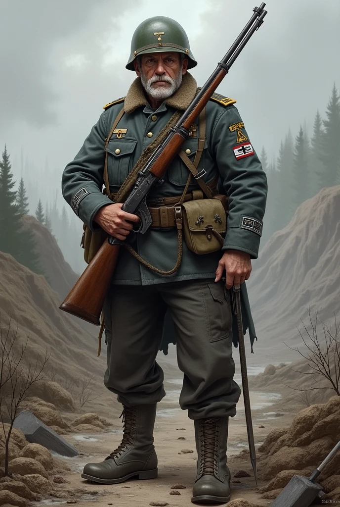 Draw me 50 dollar german mercenary