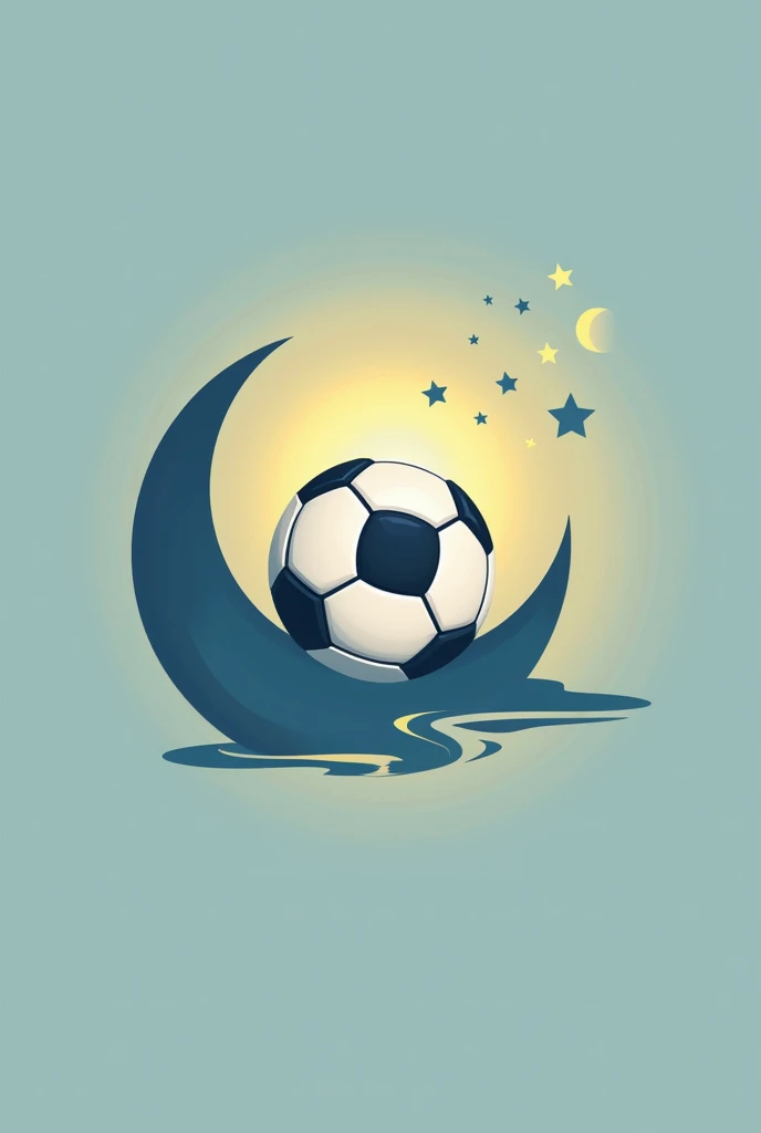 Make a logo for a football team called: Enjoy and Sleep FC
