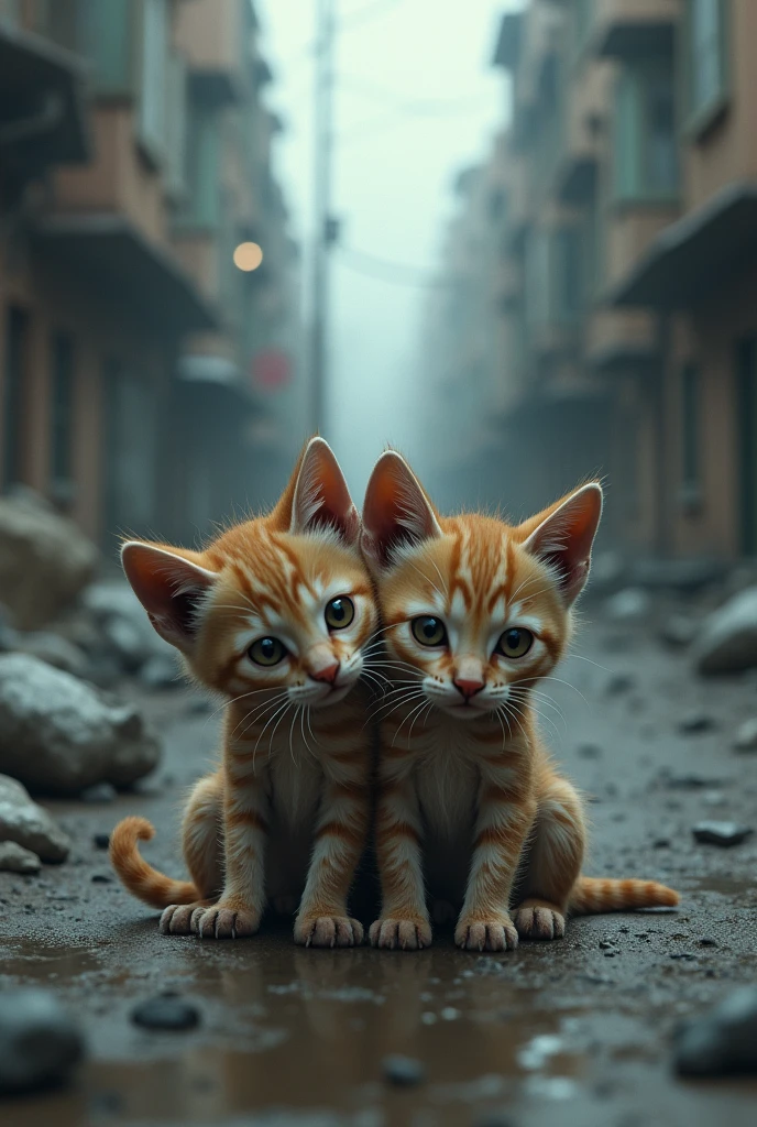 Poor sad kittens