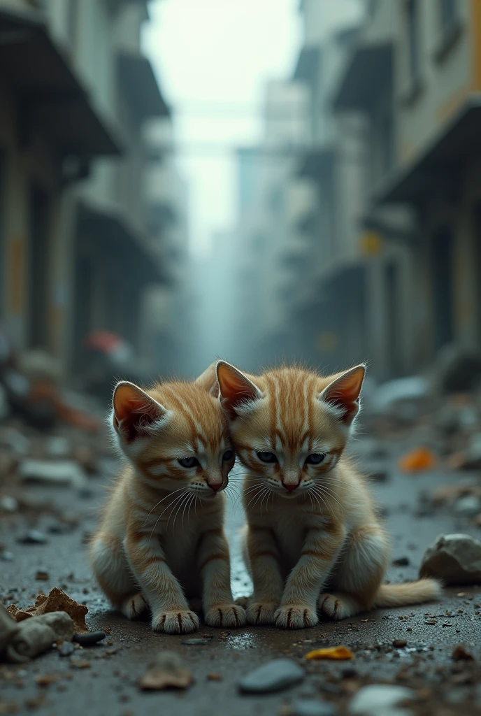 Poor sad kittens