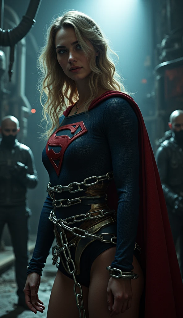 Captured by the enemy、Supergirl in chains
