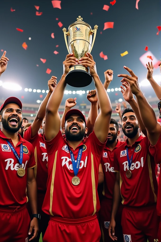Indian premier league team RCB win the trophy