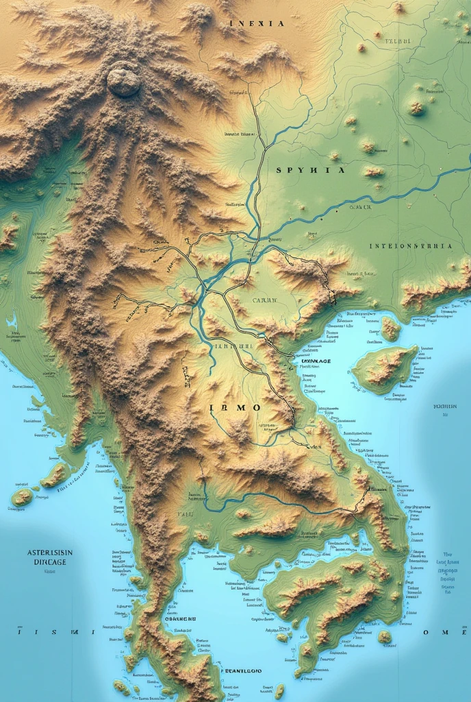 As a map of a single country 