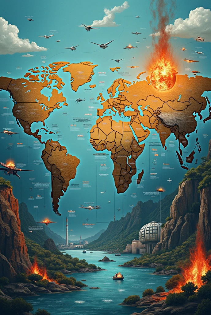 The current situation of the global economy today, from climate change