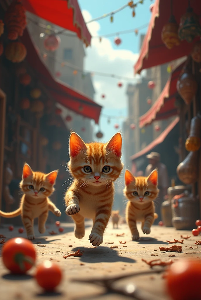 Poor kittens steal the market