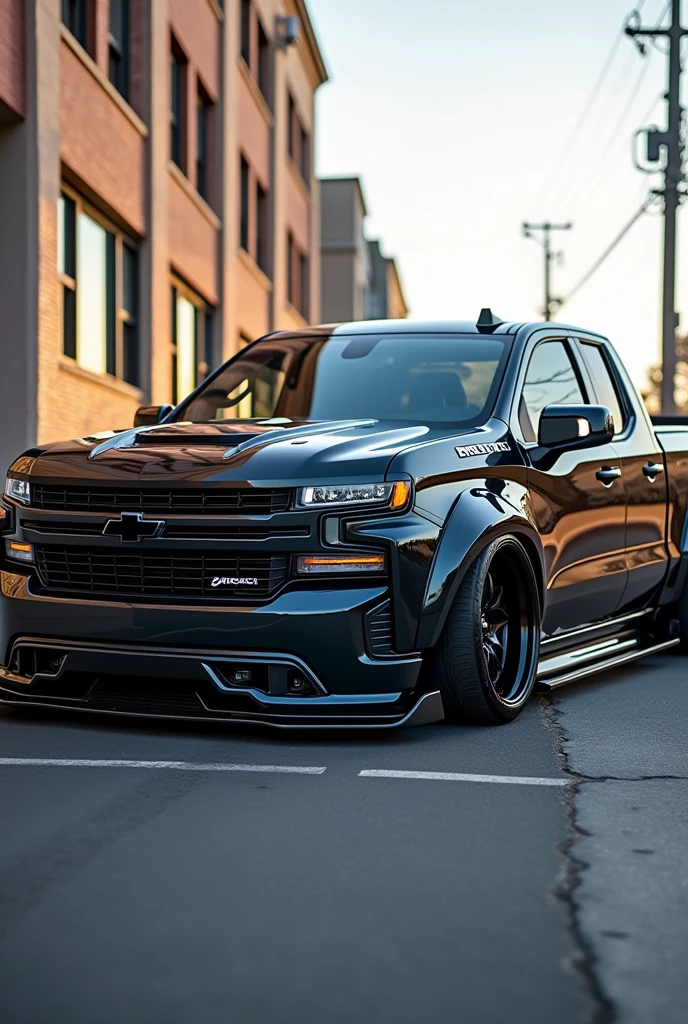 Chevrolet tornado pick up corsa with widebody offset racing wheels