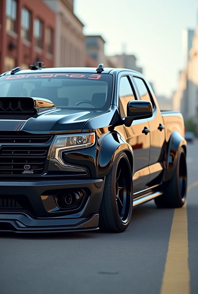 Chevrolet tornado pick up corsa with widebody offset racing wheels