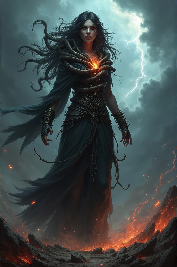 Tisiphone the avenger of murderer