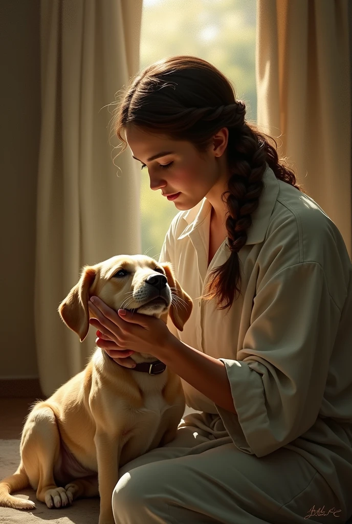 Salesian image of caring for animal abuse