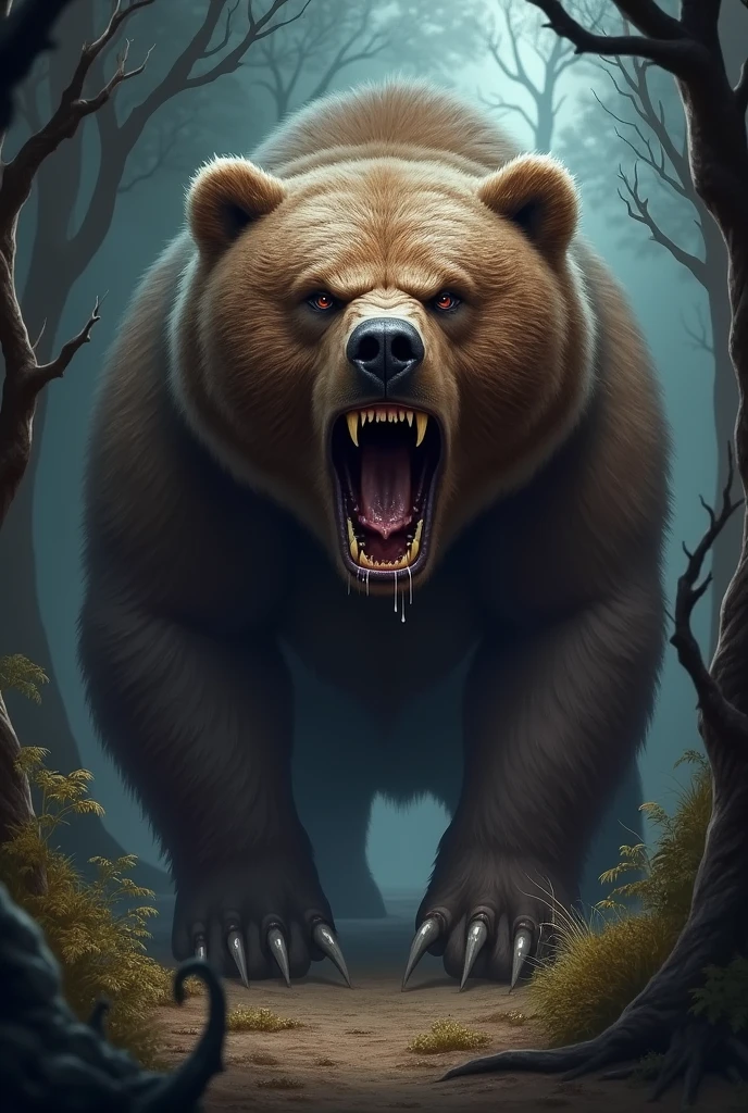 Angry bear