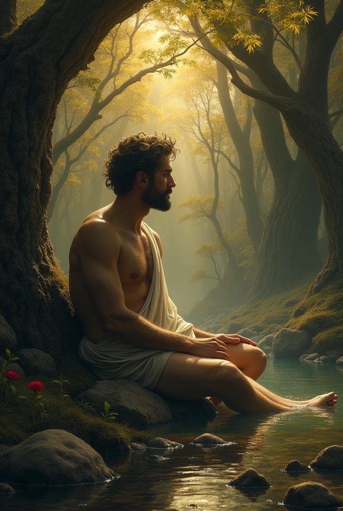 Death of Eve and reflection of Adam: Eve dies, and Adam reflects on his life, recognizing the importance of his relationship with her and mourning her loss The last scene of Mark Twain's The Diaries of Adam and Eve reflects the reconciliation and love between the protagonists. It takes place after the expulsion from the Garden of Eden, where Adam realizes what Eve means to him. In his final reflections, Adam recognizes that his life would have been empty without Eve, and expresses that wherever she is, That will be your paradise. The passage highlights the depth of their relationship, showing a true love that has grown throughout their experiences together.
