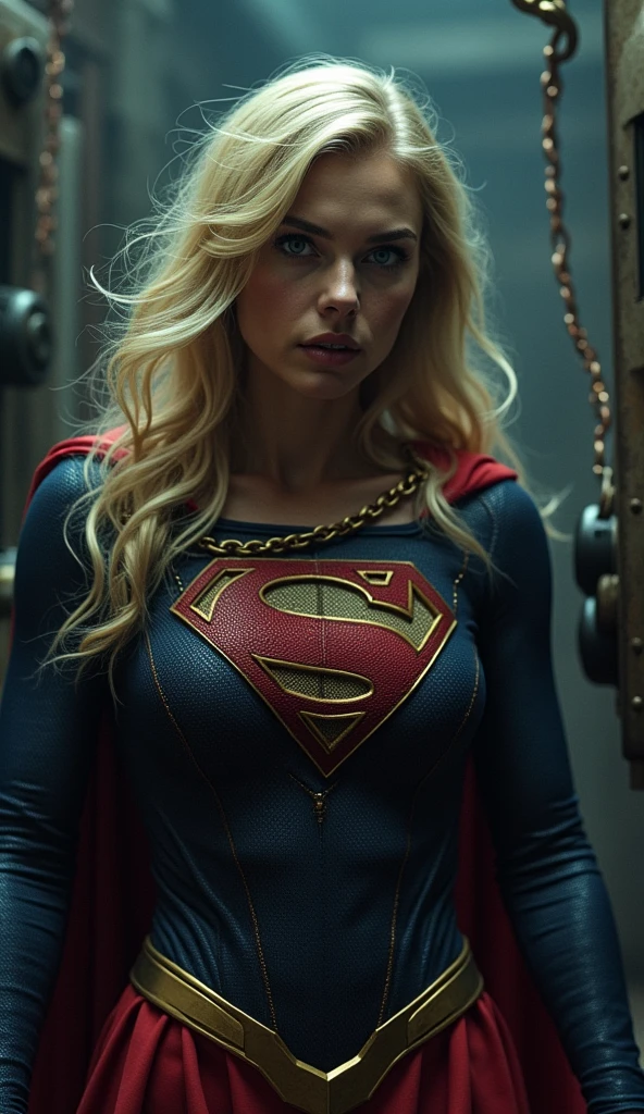 Captured by the enemy、Supergirl in chains, Torn clothes