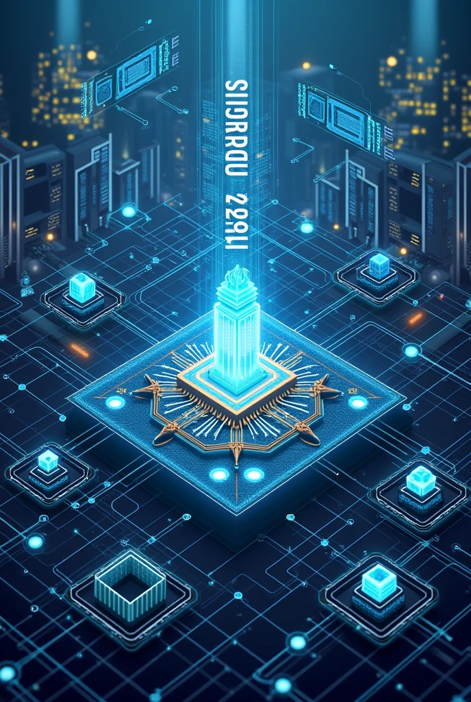 generate an image (for slide)for a cover paper on systems architecture for networking with the following theme and topics Challenges and solutions in addressing and routing • common problems .


• solutions to optimize.

• IPV4 and IPV6 integration-