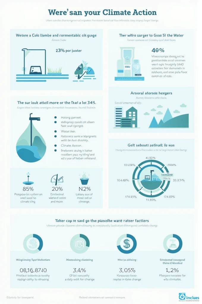 Create an infographic related to SDG 6 and SDG 13