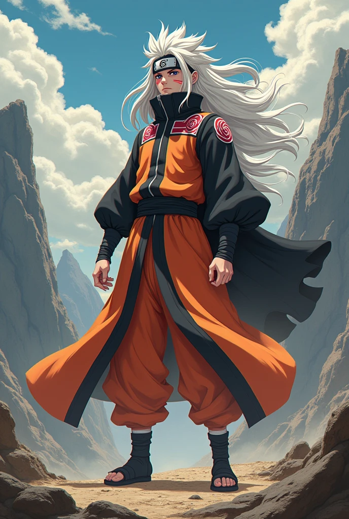 Mix of Naruto and jiraiya