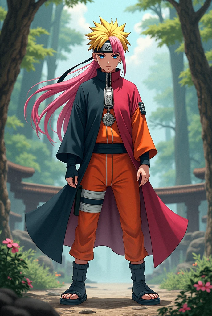 Mix of Naruto and Sakura 
