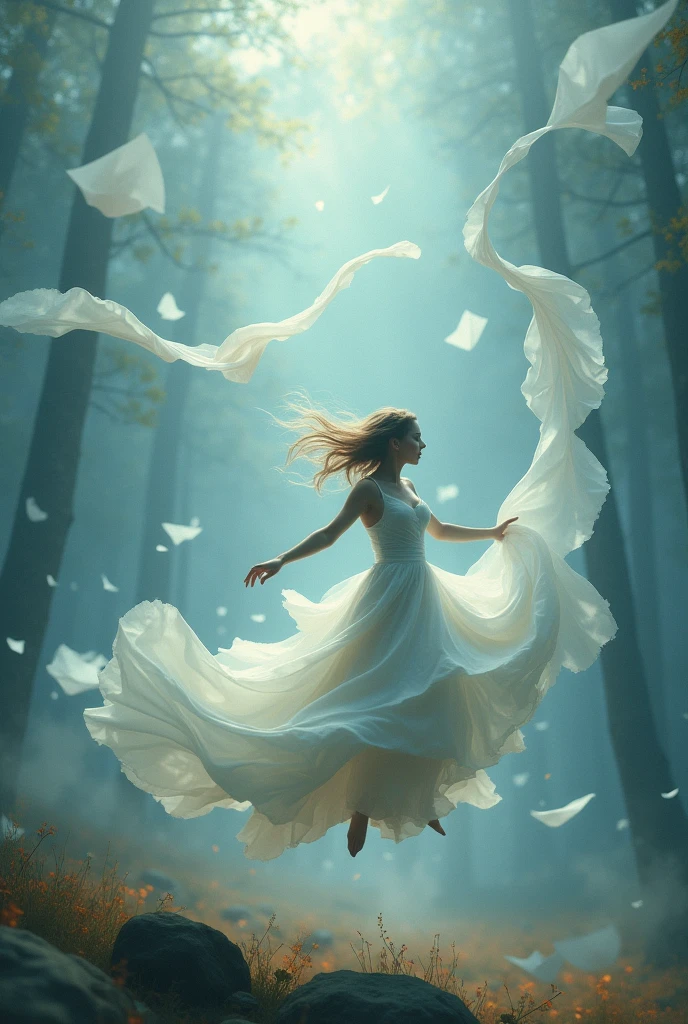 Myth of flying tissue paper
