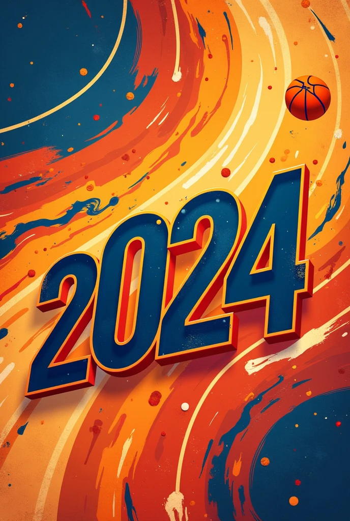 You can create the number 2024 in basketball style 