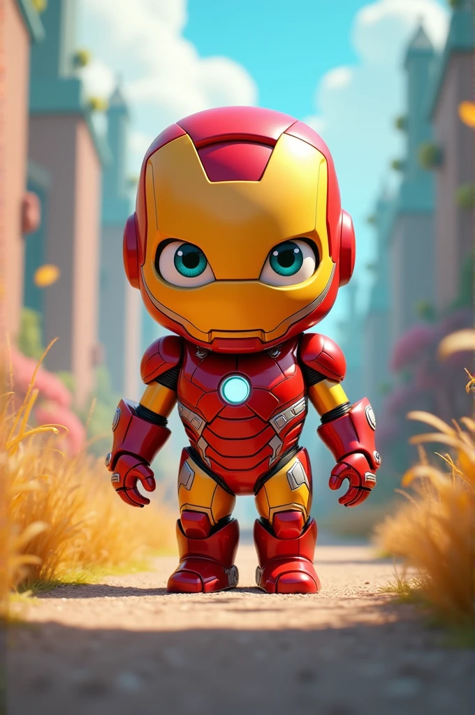 4 man Disney animated character Iron Man