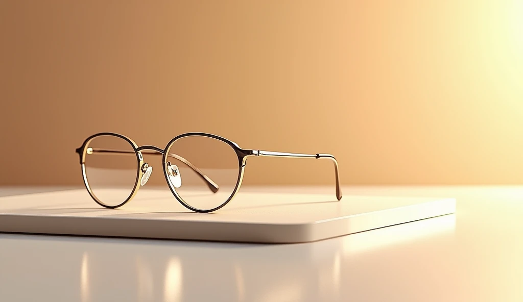 Make an image of what my optician called would look like "Sweet look optics" in clinical concept, minimalist, dorado, elegant, luxurious