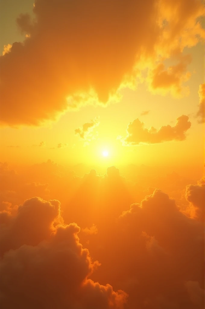 Create a sky with a golden color
