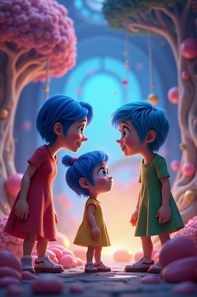 Photo where you can see all the characters from Inside Out 2