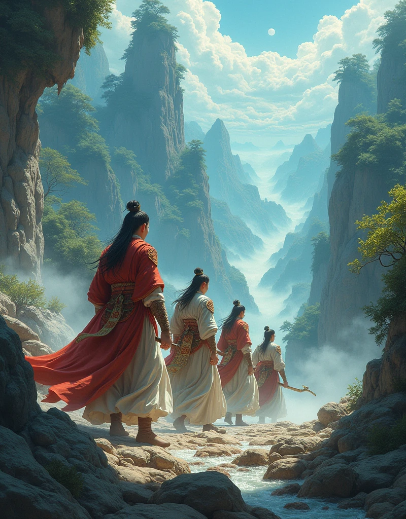 Journey to the West,Four brothers seek the scriptures,Vision,A magnificent sight