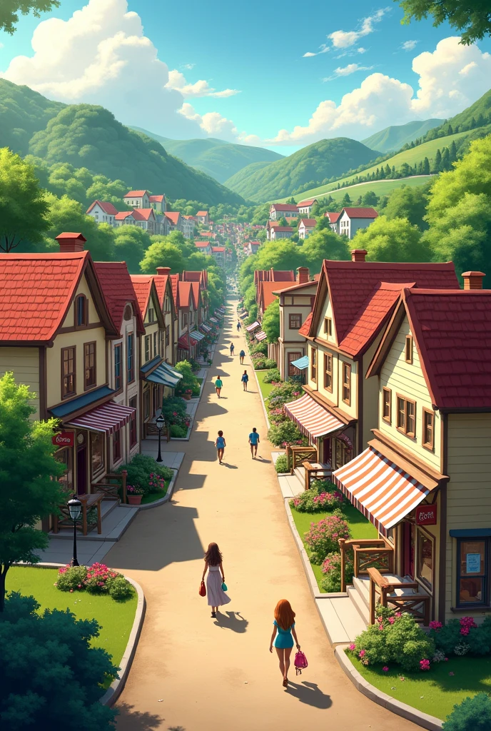 Country kisco seen from different angles 