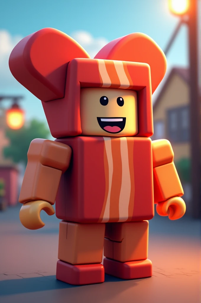 A picture of a roblox bacon