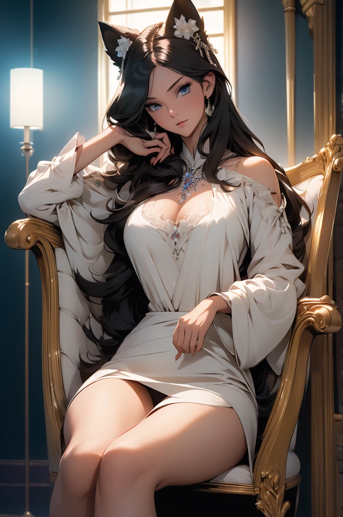 (Highest quality,4K,High resolution,masterpiece:1.2), (Very detailed), (Slender beauty)(Age 27)whole body,female masturbation,最高masterpiece,Cinema Lighting,