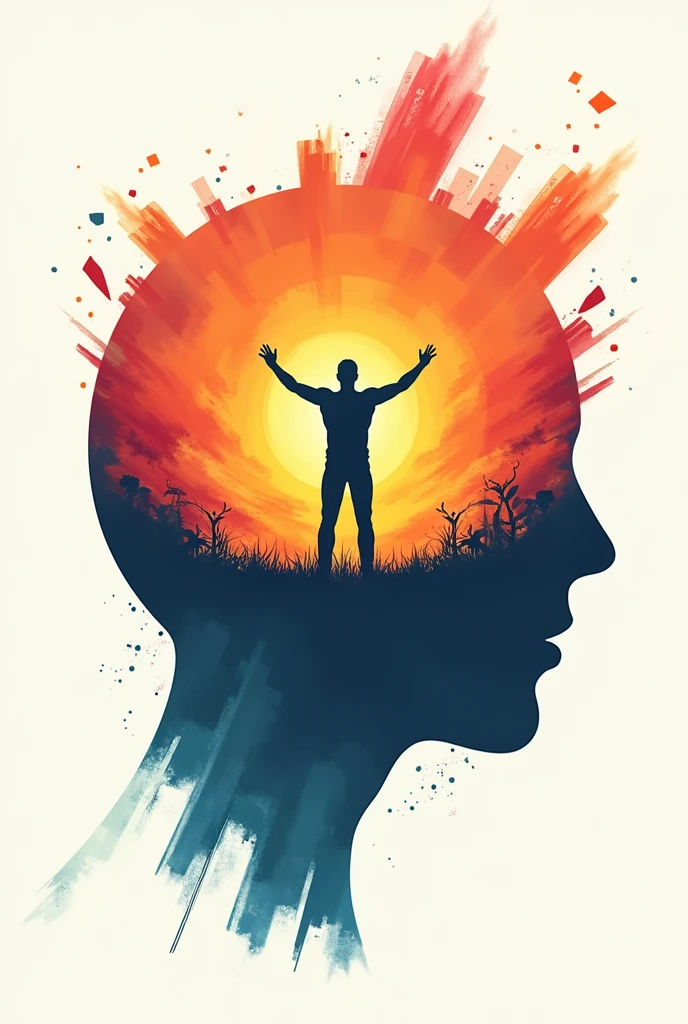 A motivational image logo
