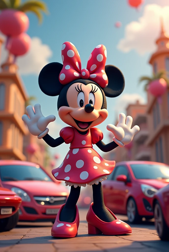 Minnie mouse withe all opel corsa modells
