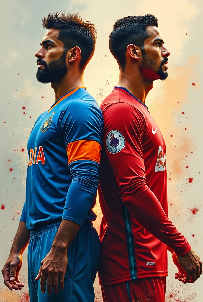 Ronaldo with Virat kohli