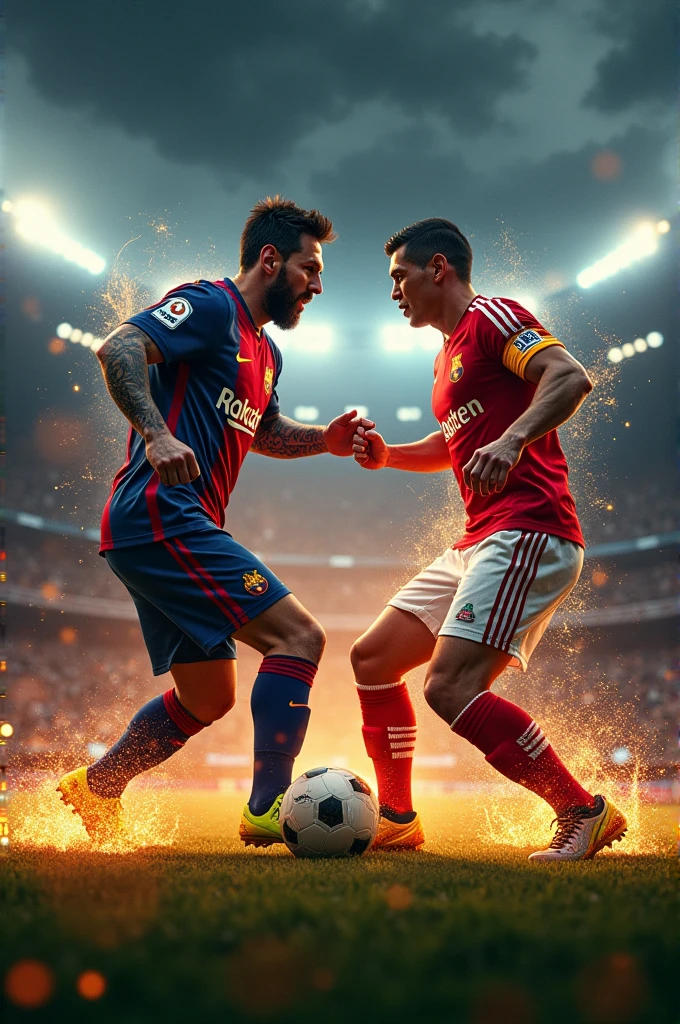 Messi and CR7 burned