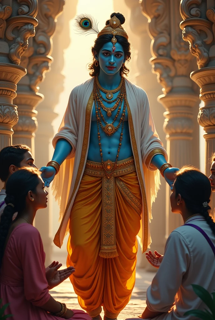 Create lord krishna as doctor 