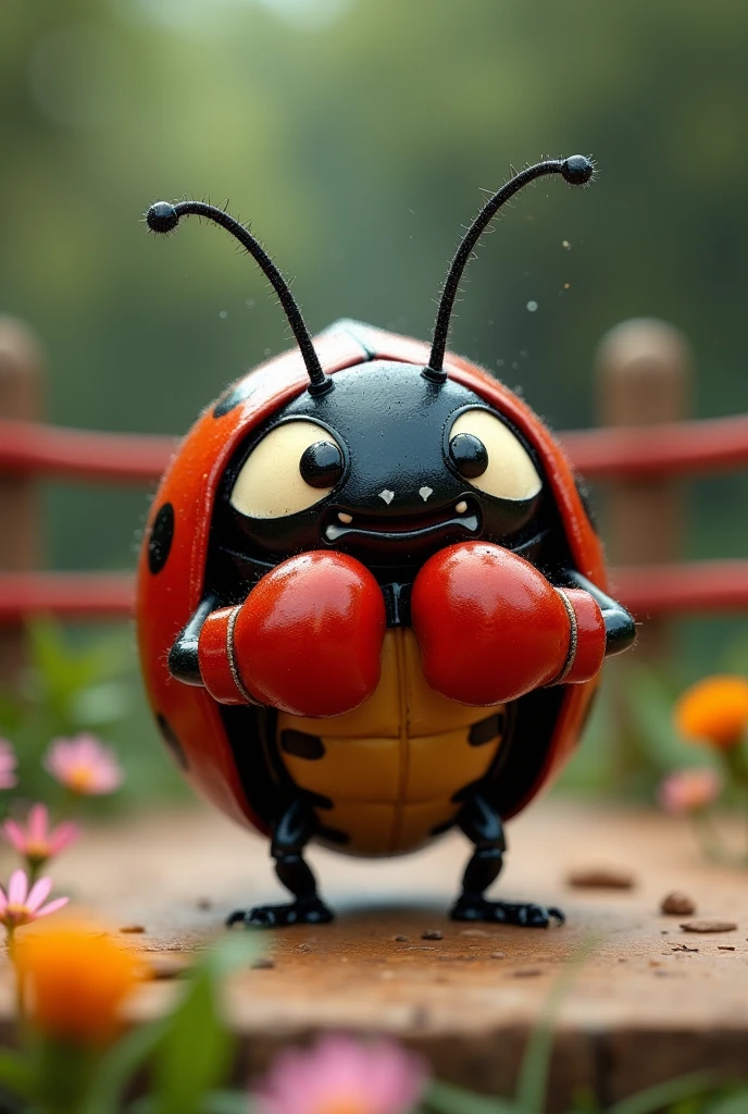 A Ladybug Boxing