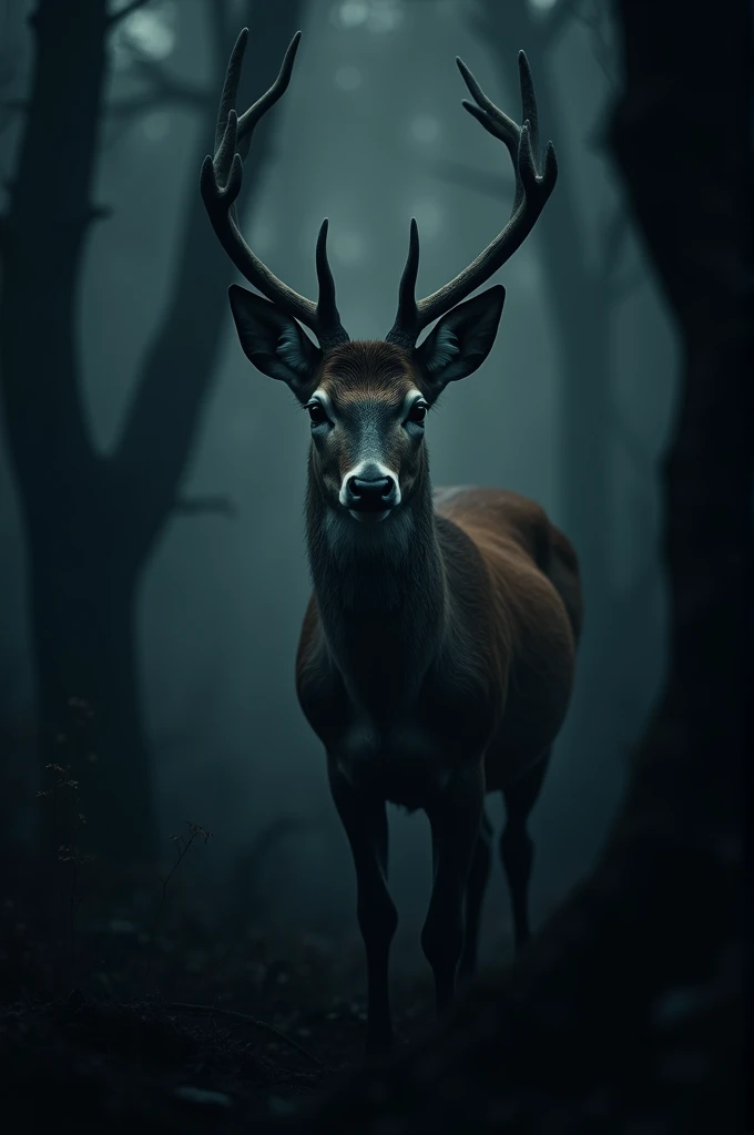discreet image of a deer for a dark account profile picture