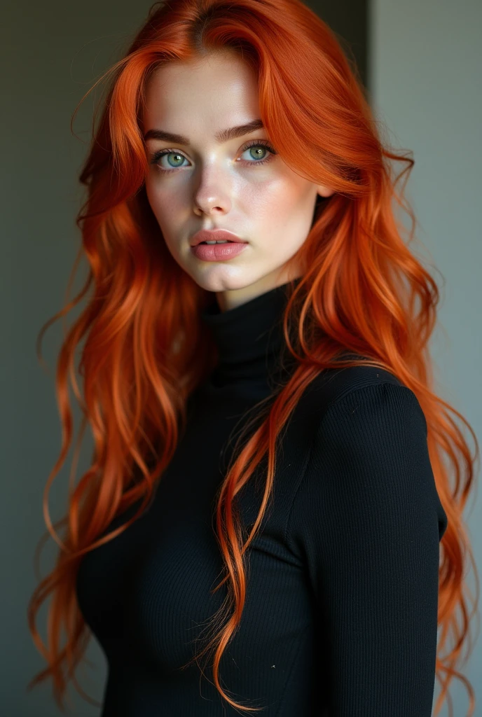 very white and beautiful girl "redhead" dressed in "gamer" "attractive"