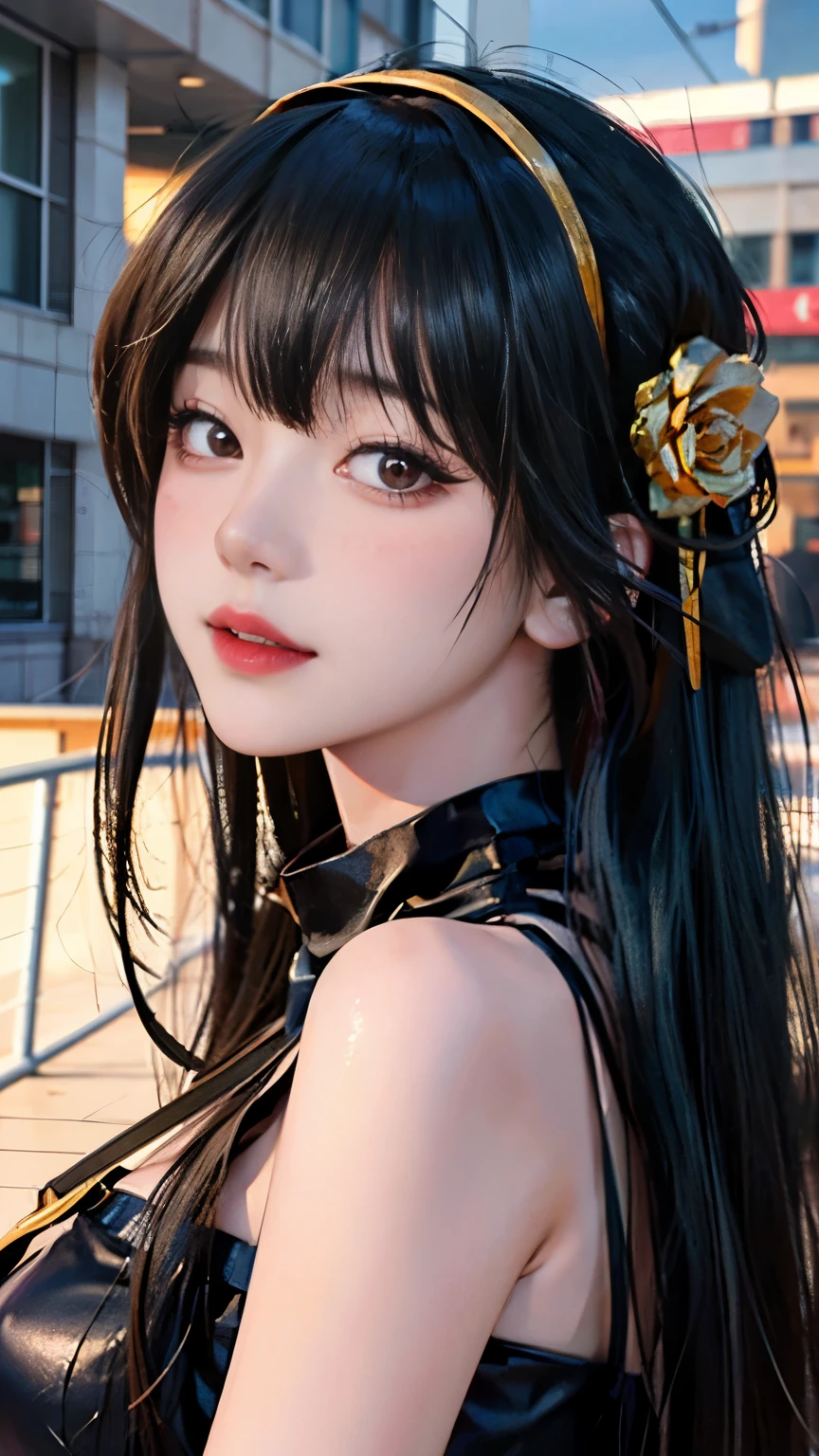 8k、masterpiece、Best image quality、非常にdetailed、Photorealistic、Perfect body、Moderate bust、Skin glows、close your eyes、scenery、Cloudy、alley、solo、Mature beautiful woman、Sweat、Perfect composition、detailedな唇、Beautiful Face、Body Proportions、blush、(Pink Lips)、Open your mouth a little、Hot skin、Ultra-realistic、detailed、photo shoot、Realistic face and body、Realistic Hair、Realistic eyes、Realistic nose、Realistic lips