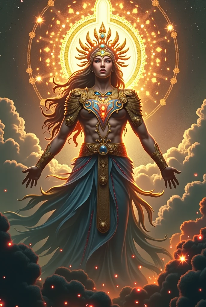 Create me a image of the god of creation for my Philippine mythology