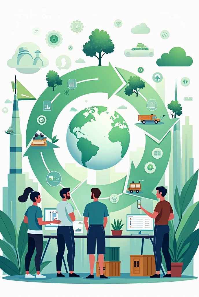 Integrating Environmental Stewardship into Supply Chain Management (give me a picture for this topic)