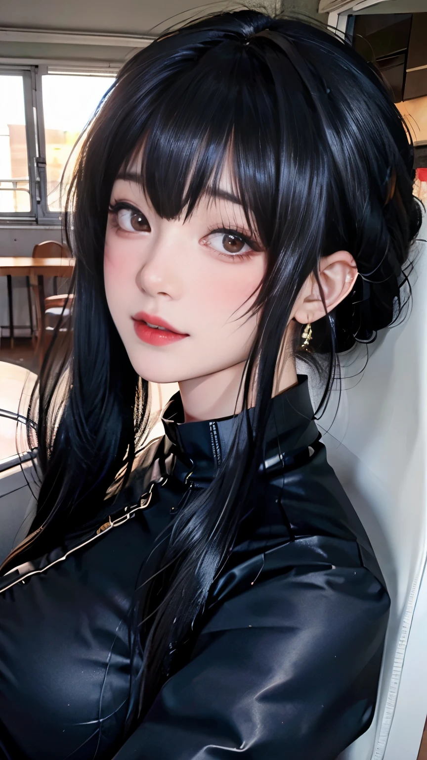 8k、masterpiece、Best image quality、非常にdetailed、Photorealistic、Perfect body、Moderate bust、Skin glows、close your eyes、scenery、Late Night、alley、solo、Mature beautiful woman、Sweat、detailedな唇、Beautiful Face、Body Proportions、blush、(Pink Lips)、Hot skin、Ultra-realistic、detailed、photo shoot、Realistic face and body、Realistic Hair、Realistic eyes、Realistic nose、Realistic lips