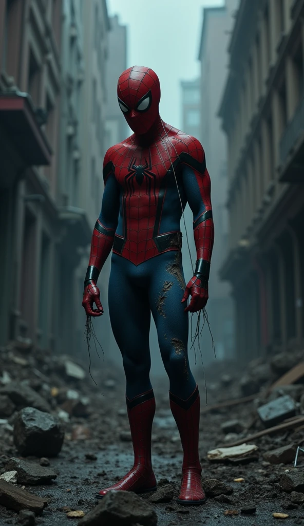 Spiderman Poor Accident Sad