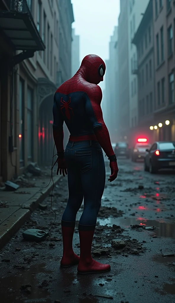 Spiderman Poor Accident Sad
