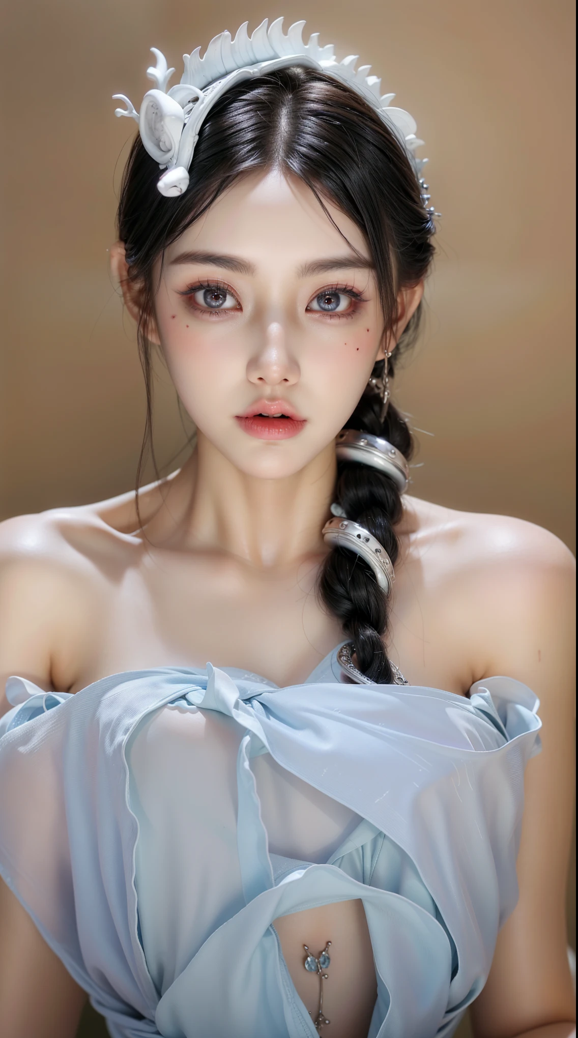 (Browsing Caution:1,4),Mix 4, (8K, RAWphotograph, Highest quality, Tabletop: 1.45), (Realistic, Realistic: 1.37),illumination, night, プロのillumination, photographn mapping, Radio City, Physically Based Rendering, Gradient Brunette, 高品質のphotograph, High resolution, 1080P, (Detailed facial depiction), (Detailed description of the hand), (Delicate CG), Extreme light and shadow, Rich details, (Detailed facial features), (Highest quality), Look in front of you, Highly detailed face, Highly detailed lips,  超High resolution, (truth: 1.4), photograph, 1 Girl, [(sad)],  , Thin limbs, movie, Cool pose, I Cup, Highest qualityな完璧なボディ, photographのような, (1 Girl: 1.3), Perfect balance, (Huge, Perfect breasts, Areola),(Realistic, Realistic:1.37),One Girl, Cowboy Shot,Professional Lighting, Photon Mapping, Radio City, RAWphotograph、(Realistic:1.4)、Octane Rendering、Complex 3D rendering with ultra-detail, Studio Soft Light, Rim Light, Crisp details, Super detailed, Realistic skin texture, detailed aspects, Beautiful details in the eyes, Highly detailed CG Unity 16k wallpaper, Compensate, (Detailed Background:1.2),Highest quality, 超High resolution, Tabletop, One Girl, One Girl,alone, Upper Body,Show Viewer, White Background, Multicolored Hair, Compensate , Lips parted, Black Lips, eyeliner, Gothic, Goth Girl,((Light on the face:1.2)),((movie照明:1.2)),(Photorealism:1.4),((30 piercings in left ear)),((necklace)),((A woman who is always smiling)),((nightのプールサイド:1.4)),((Facial lighting:1.1)),((Face close-up:1.2)),((Delicately draw the face:1.2)),(Dreadlocks Hair:1.4),(((Completely naked))),(((nsfw)))