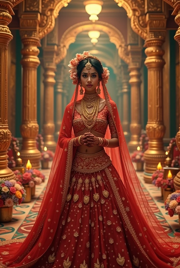 Sanskari Hindu Indian bride
