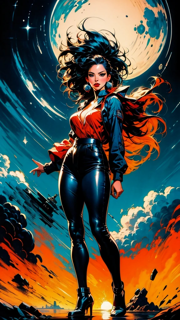 (masterpiece:1.1), (best quality:1.1), (aesthetic:1.1), (vibrant colors:1.2), BREAK,
(surreal:1.1), (industrial:1.0), BREAK,
(solo:1.2), (dynamic pose:1.0), (Adult Flim Actress Daisy Marie:1.1), (windy:1.0),