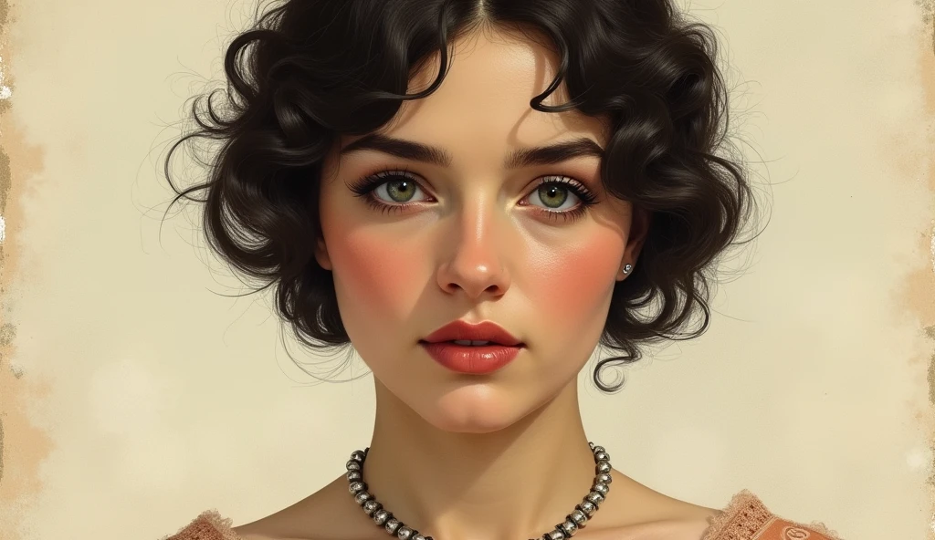 make an illustration of the actress dorothy arnold, ultra-realistic and detailed, use the documentary style and make it look like it's in a newspaper headline