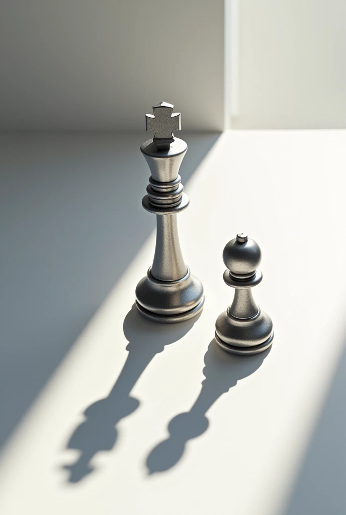 Chess piece and its shadow