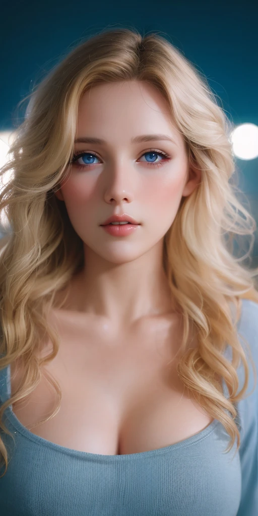 Elegant mature female, pale skin, blonde, home , soft light, 4k resolution, high quality, beautiful cg